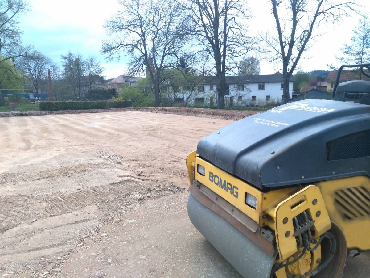 Travaux de terrassement et de réseaux près de Saint-Dié (88) Raon-l'Étape