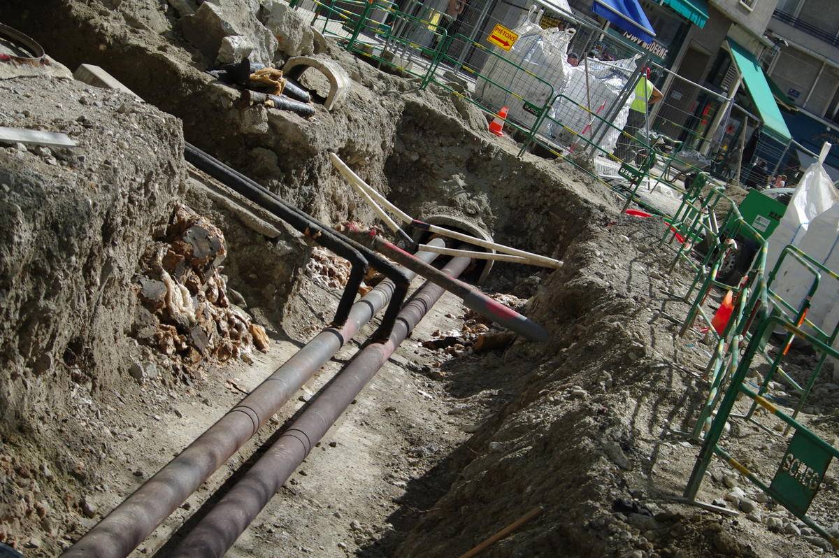 Travaux d&#8217;assainissement dans les Vosges Sainte-Marie-aux-Mines